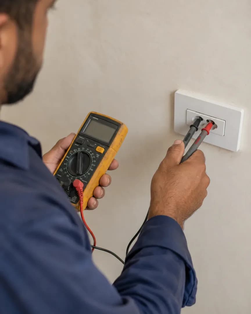 Medição e diagnóstico, trabalho de Carlos Eletricista em Juiz de Fora