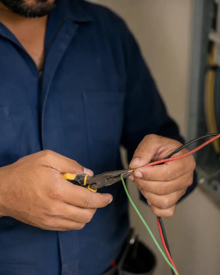 Ligação bem-feita e segura, trabalho de Carlos Eletricista em Juiz de Fora